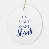 Solace Mind® OM Shanti Ornament (Links)