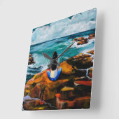 Solace Vierkante Klok (Hoek)