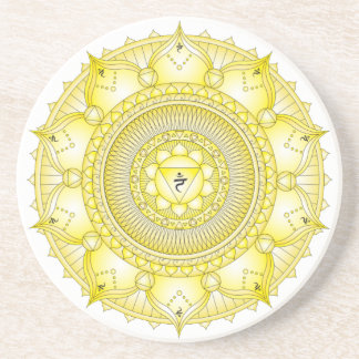 Solaire Plexus Chakra Lumière Dessous de verre Man