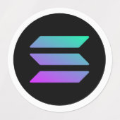 SOLANA altcoin moderne sticker voor boytrader (Design 1)