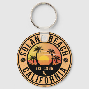 Solana Beach California  Souvenirs 60's Sleutelhanger