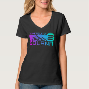 Solana Crypto Coin for Sol Cryptocurrency Coin def T-shirt