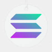 Solana Metalen Ornament (Achterkant)