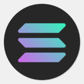 Solana Ronde Sticker (Voorkant)