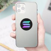SOLANA TO MOON TRADER autocollant moderne pour lui (Téléphone)