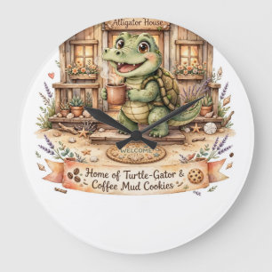 Solange Alligator Huis Decoratie Wandklok Grote Klok