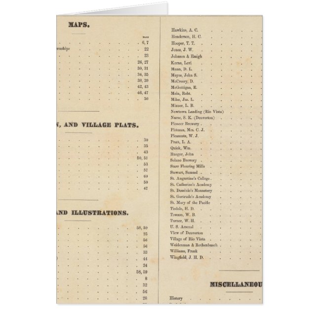 Solano County atlas map (Voorkant)