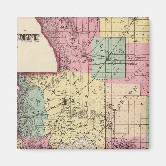 Solano County, Calif Magneet (Voorkant)