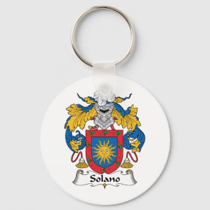 Solano Family Crest Sleutelhanger