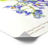 Solanum jasminoide botanische poster (Hoek)