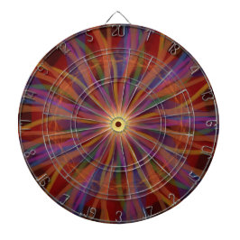 Solar Bloom – De Dans van Licht en Kleur. Dartbord