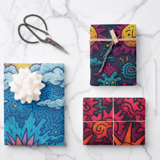 Solar Carnival Inpakpapier Vel