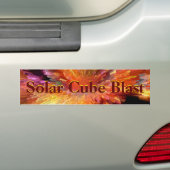 Solar Cube Blast Bumpersticker (Op auto)