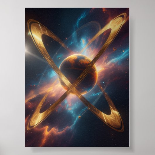 Solar Drift Abstract  Poster (Voorkant)