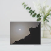 Solar Eclipse 2015 Cornwall England Briefkaart (Staand voorkant)