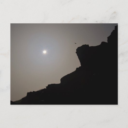 Solar Eclipse 2015 Cornwall England Briefkaart (Voorkant)