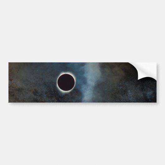 Solar Eclipse 2017 Bumpersticker (Voorkant)