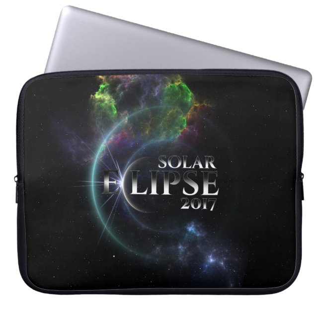 Solar Eclipse 2017 Laptop Sleeve (Voorkant)