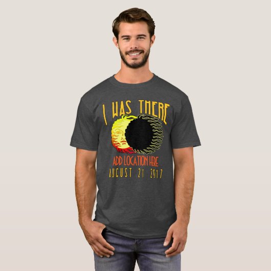  SOLAR ECLIPSE 2017 T-SHIRT (Voorkant volledig)