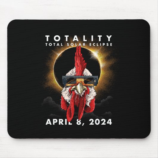 Solar Eclipse 2024 Kip Haan Muismat (Voorkant)