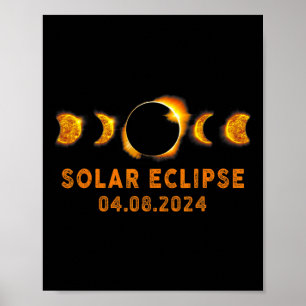 Solar Eclipse 2024 Schattigee Solar Eclipse Kinder Poster