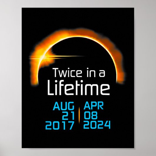 Solar Eclipse 2024 Schattigee Solar Eclipse Kinder Poster (Voorkant)
