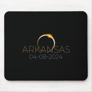 Solar Eclipse 2024 staat Arkansas Totaal Solar Ecl Muismat