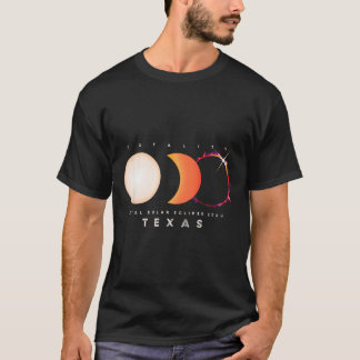 Solar Eclipse 2024 Texas Total Eclipse America Gra T-shirt