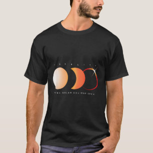 Solar Eclipse 2024 Totale Eclipse Astronomie Sun G T-shirt