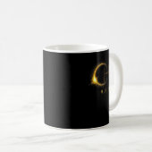 Solar Eclipse 2024 Totale Solar Eclipse State Ohio Koffiemok (Voorkant rechts)