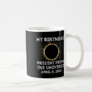 Solar Eclipse 2024 Verjaardag Cadeau 4.8.24 Totali Koffiemok