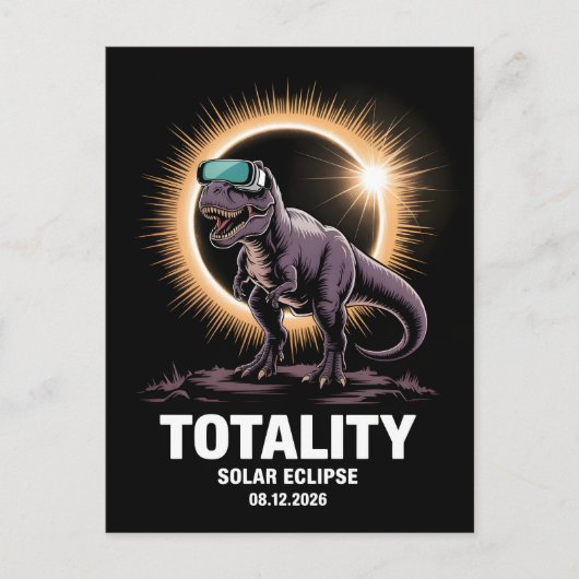 Solar Eclipse 2026 Totality Celebration Feestdagenkaart (Voorkant)