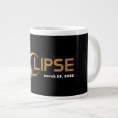 Solar Eclipse American Event 3/29/2025 Coffee Mug (Devant droit)