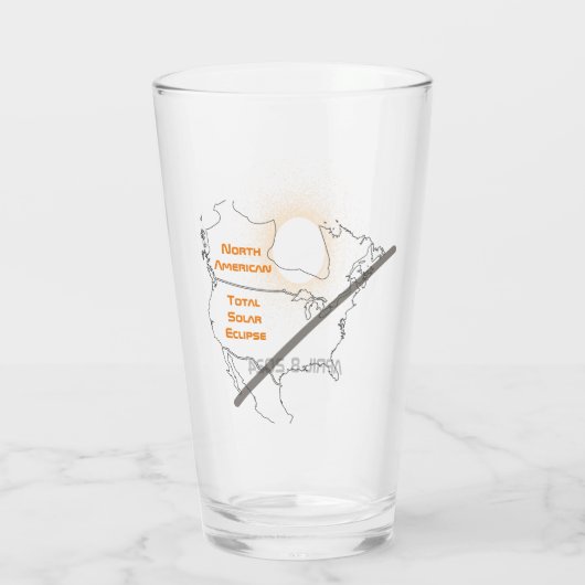 Solar Eclipse Drink glas (Achterkant)