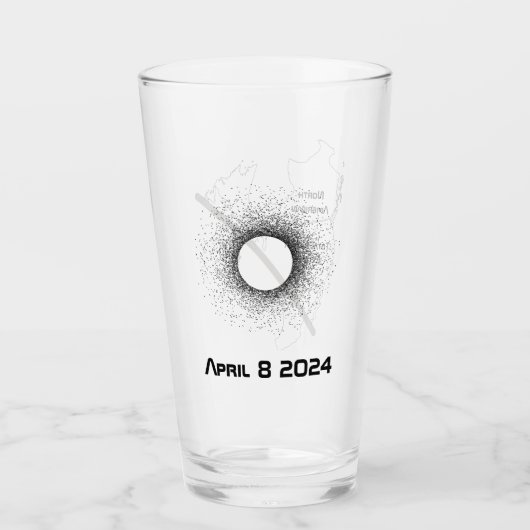 Solar Eclipse Drink glas (Voorkant)