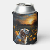 Solar Eclipse Golden Retriever Drink Blikjeskoeler (Blikje Achterkant)