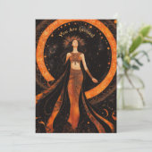 Solar Eclipse Kijkfeest Volledig Kaart (Staand voorkant)