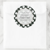 Solar Eclipse Lunar Pattern Business Sticker (Tas)