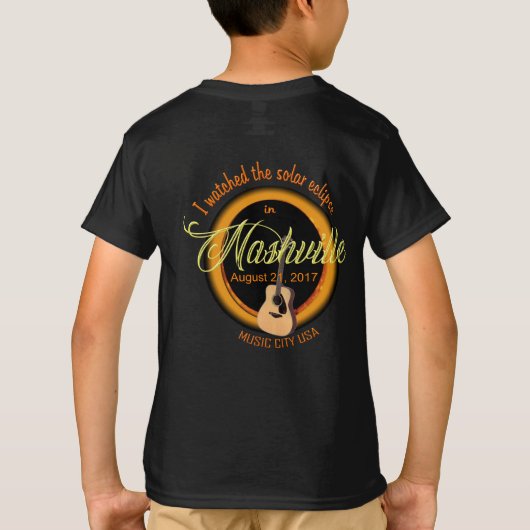 Solar Eclipse Nashville T-shirt enfant (Dos)