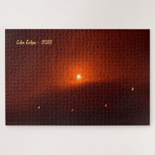 Solar Eclipse over Somerset, 2015. Legpuzzel
