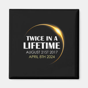 Solar Eclipse Plezier Twee keer in Leven 2024 Sola Magneet