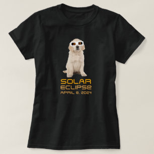 Solar Eclipse Puppy T-shirt