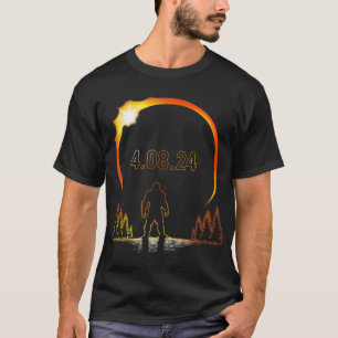 Solar Eclipse Sasquatch Totaliteit 2024 Eclipse T-shirt