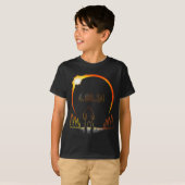 Solar Eclipse Sasquatch Totaliteit 2024 Eclipse T-shirt (Voorkant volledig)