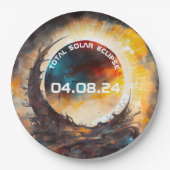 Solar Eclipse Viewing Party Papieren Bordje (Voorkant)