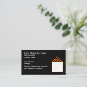 Solar Energy Home Services  Visitekaartje (Staand voorkant)