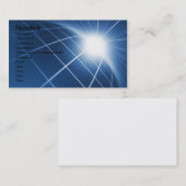 SOLAR ENERGY VISITEKAARTJE (Voorkant / Achterkant)