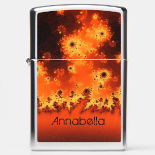 Solar Flare Fractal Zippo Lighter