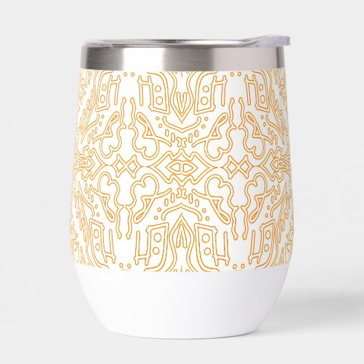 Solar Flare Gold Damask Phone / iPad case (Gauche)