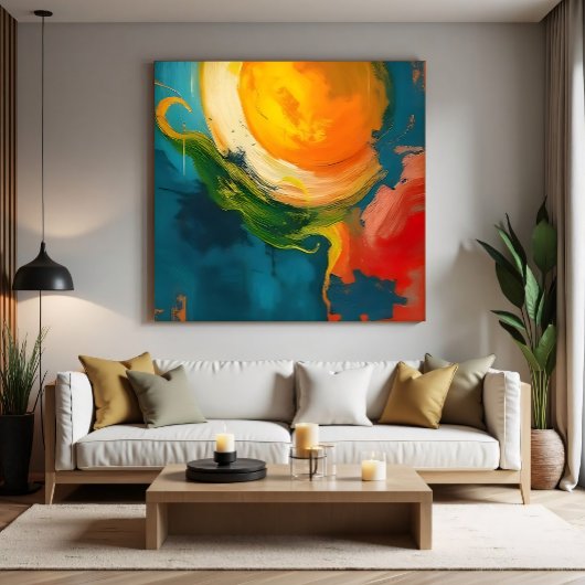 Solar Genesis Canvas Afdruk